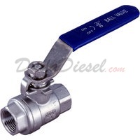 3/8" NPT 2-Piece 304 Stainless Steel Ball Valve WOG200