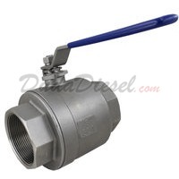 2PC Heavy Ball Valve WOG1000 Type I 3" NPT Alternate View