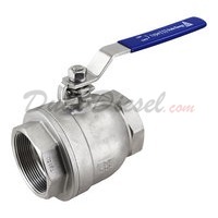 2PC Light Ball Valve WOG1000 Type III 3" NPT  