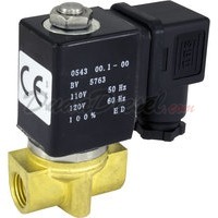 2-way Solenoid Valve normally open 1/4" Ports