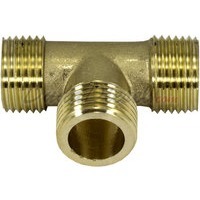 G-thread 1/2" Brass Male Tee Fitting