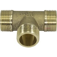 G-thread 3/4" Brass Male Tee Fitting