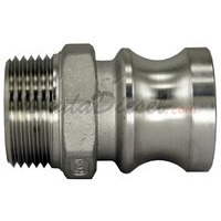 1/2" Cam Lock Plug x Male NPT Adapter