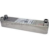 B3-23A 20 plate heat exchanger stainless steel copper brazed 3/4" Male NPT