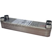 B3-23A 20 plate heat exchanger stainless steel copper brazed 3/4" Female NPT