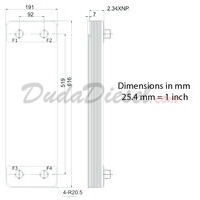 B3-95A Dimensions