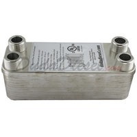 B4-12A (Nickel) 20 Plate Heat Exchanger 3/4" Male 