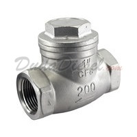 WOG200 SUS304 Swing Check Valve 1" NPT Female Ports