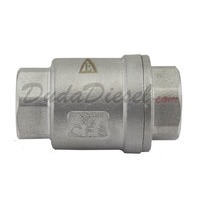 WOG1000 SUS304 Vertical Check Valve 1/2' NPT