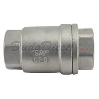 WOG1000 SUS304 Vertical Check Valve 3/4" NPT