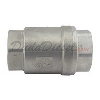 WOG1000 SUS304 Vertical Check Valve 1" NPT 