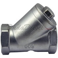 3/4" Inline Y type filter strainer stainless steel