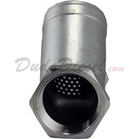 1-1/4" Inline Y type filter strainer stainless steel