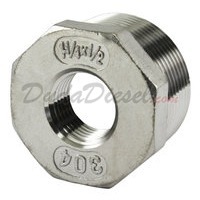 SS304 Bushing 1-1/4" Male x 1/2" Female