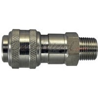 quick disconnect male socket stainless steel