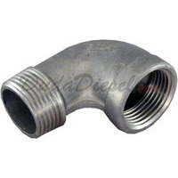 1.25" stainless steel street elbow male x female